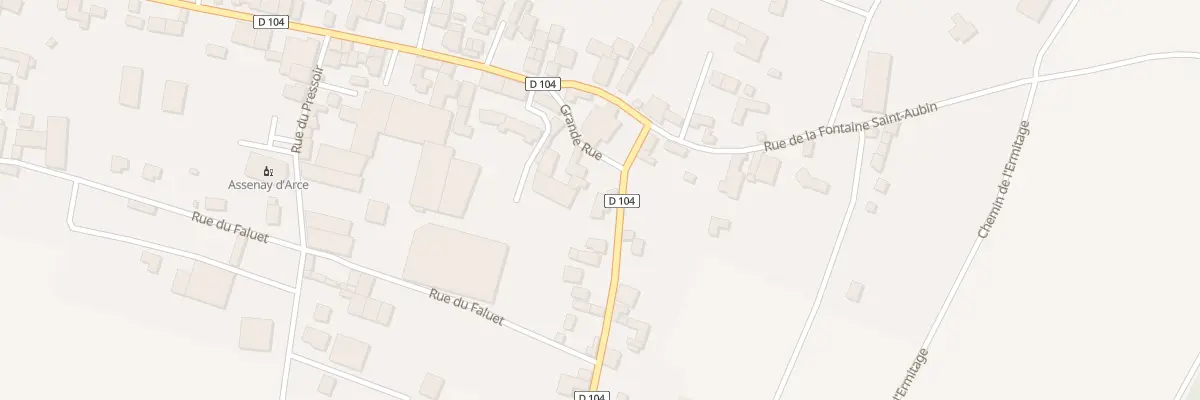 Plan du 2 Rue Francois Jacquelin à Ville-sur-Arce