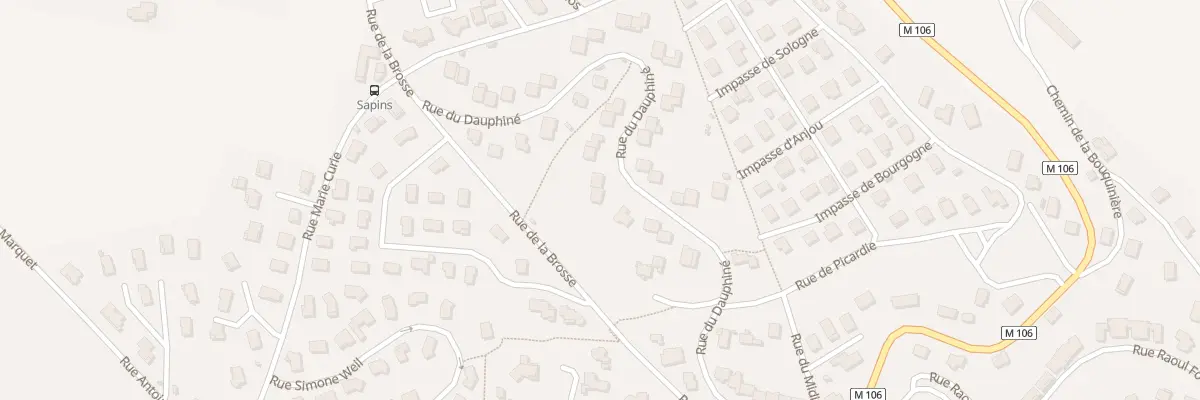 Plan du 19 Rue du Dauphiné à Sorbiers