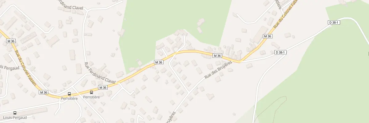 Plan du 54B Rue du Col Fabien à Saint-Étienne