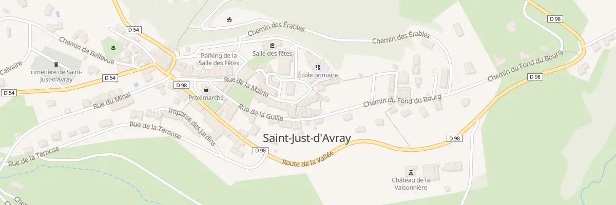 Plan du 226 Rue de la Mairie à Saint-Just-d’Avray