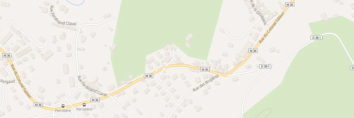 Plan du 71 Rue du Col Fabien à Saint-Étienne