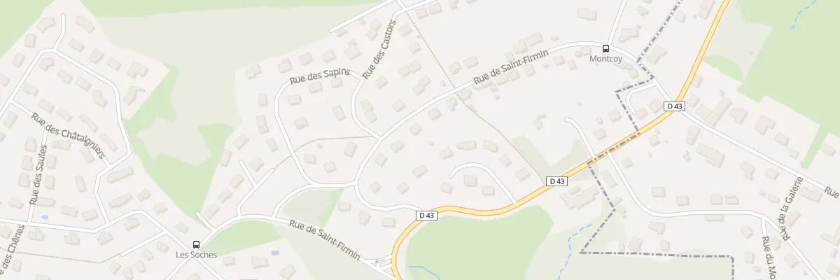 Plan du 124 Rue de Saint-firmin au Creusot