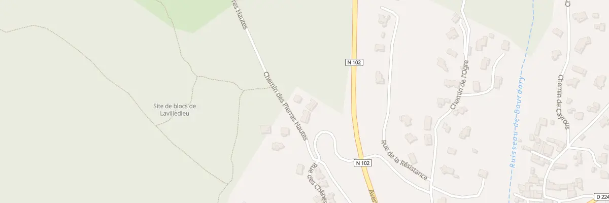 Plan du 50 Che des Pierres Hautes à Lavilledieu