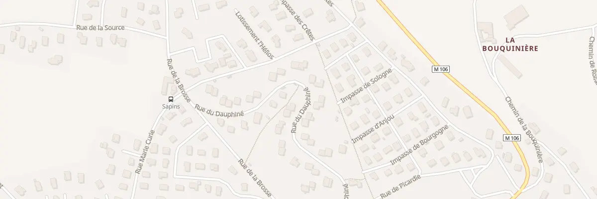 Plan du 29 Rue du Dauphiné à Sorbiers