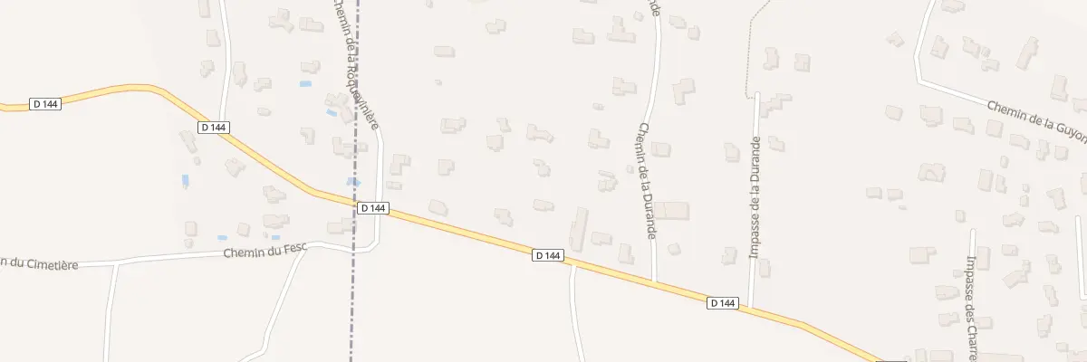 Plan du 5148 La Durande à Saint-Laurent-la-Vernède