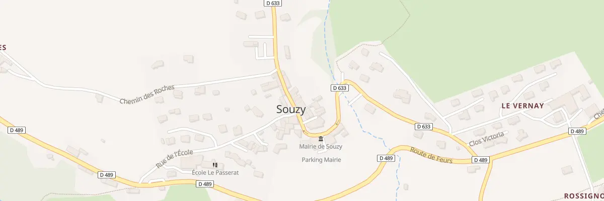 Plan du 464 Mte du Bourg à Souzy