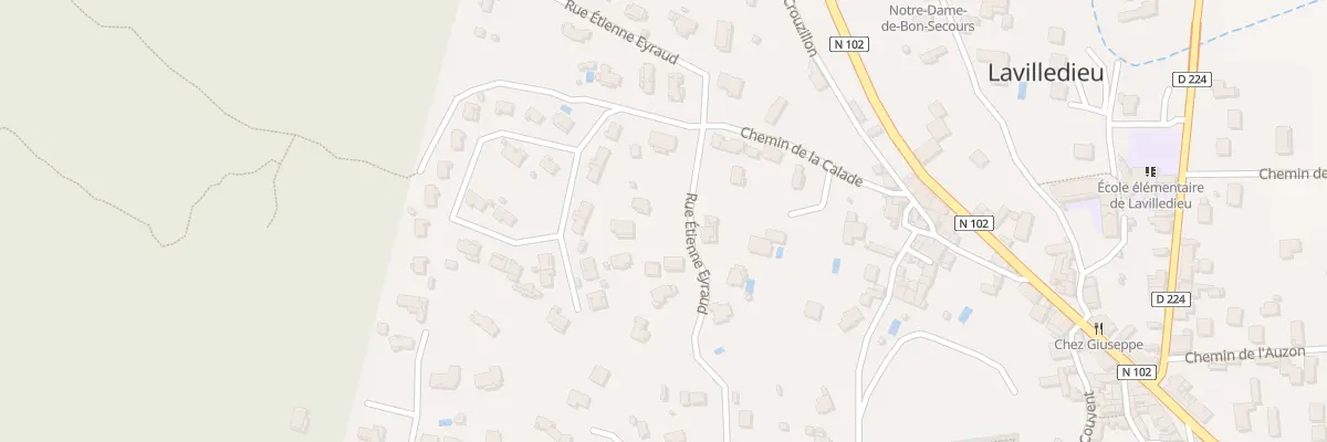 Plan du 455 Rue Etienne Eyraud à Lavilledieu