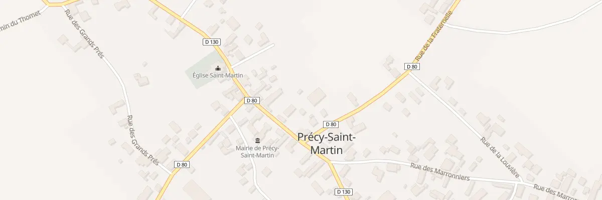 Plan du 29 Rue Saint Martin à Précy-Saint-Martin