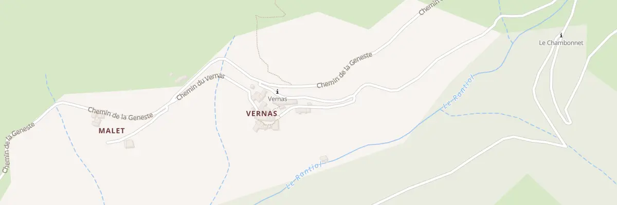 Plan du 5066B Vernas Ouest à Gourdon