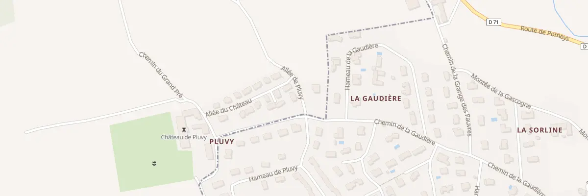 Plan du 9 Lot les Allees du Chateau à Pomeys