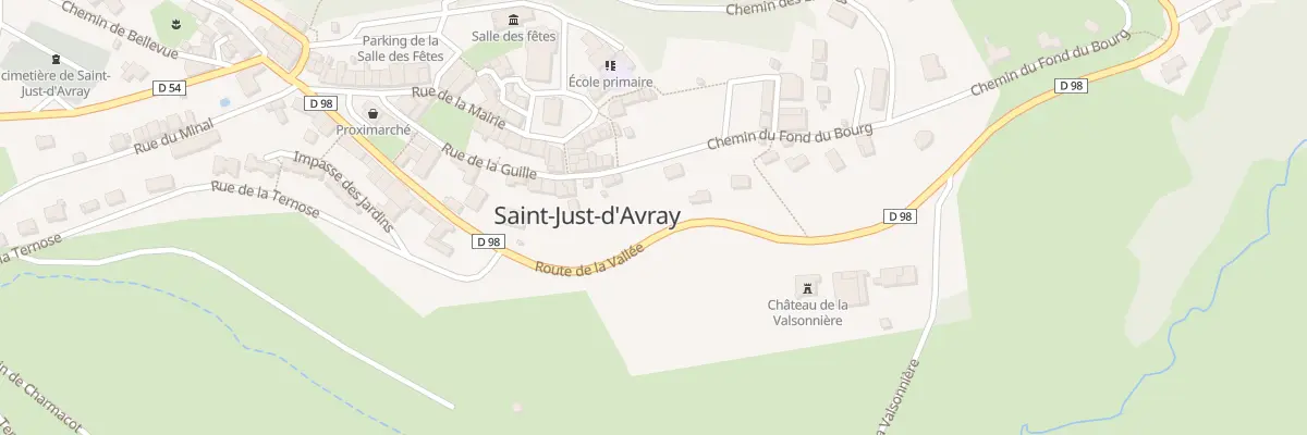 Plan du 355 Rte de la Vallée à Saint-Just-d’Avray