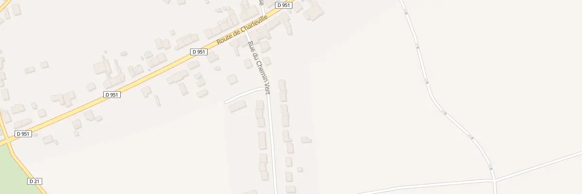 Plan du 3D Rue du Chemin Vert à Novy-Chevrières