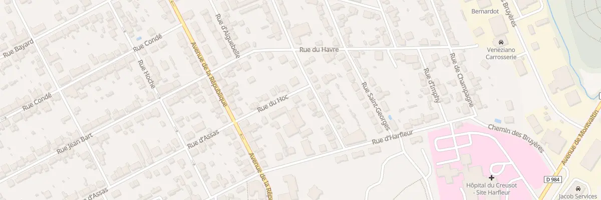 Plan du 10 Rue du Hoc au Creusot