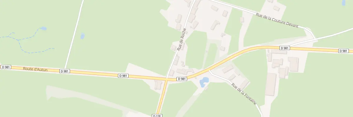 Plan du 4 Rue de Roche à Magnien
