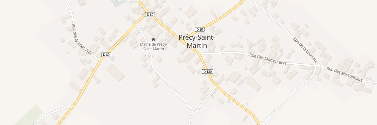 Plan du 32 Rue Saint Martin à Précy-Saint-Martin