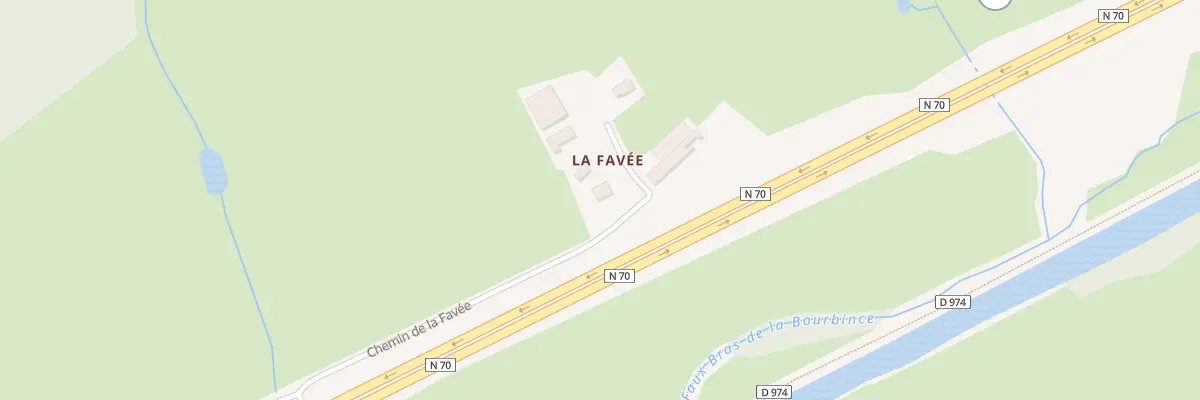 Plan du 5485 La Favee à Saint-Eusèbe