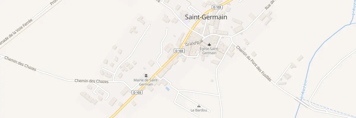 Plan du 310 Rue Olivier de Serres à Saint-Germain