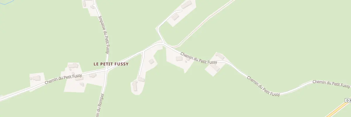 Plan du 601 Che du Petit Fussy au Rousset-Marizy