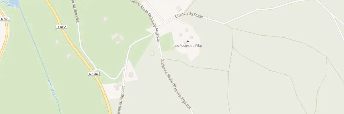 Plan du 9001 Le Vignolet à Planfoy