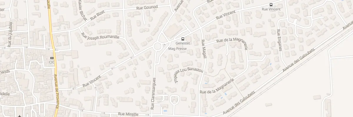 Plan du 18B Rue Vincent à Marguerittes