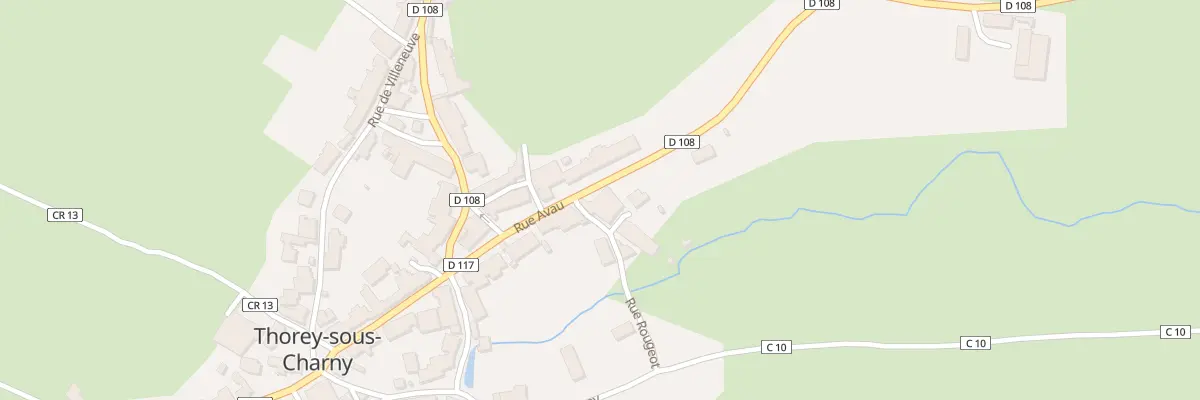 Plan du 16 Rue Avau à Thorey-sous-Charny