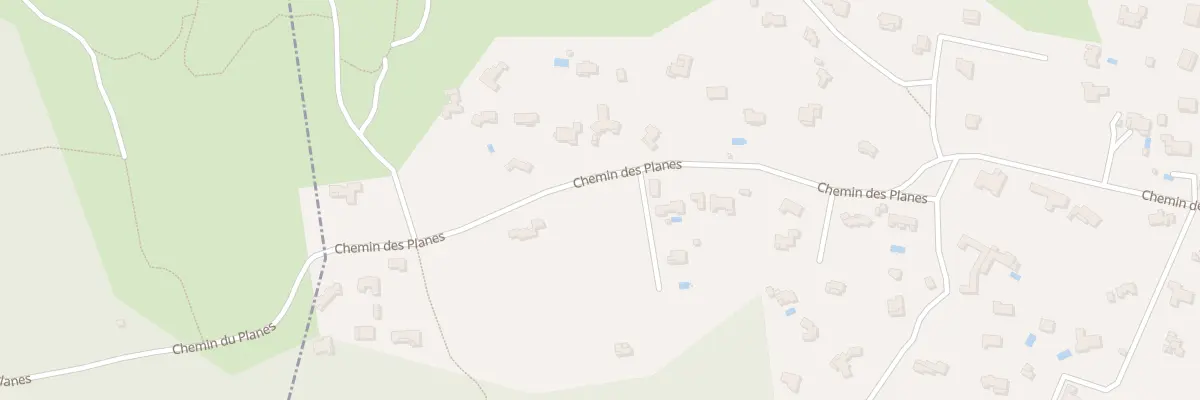 Plan du 810 Che des Planes à Saint-Siffret