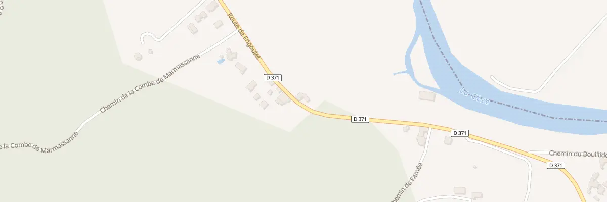 Plan du 5302 La Beaumenque à Goudargues
