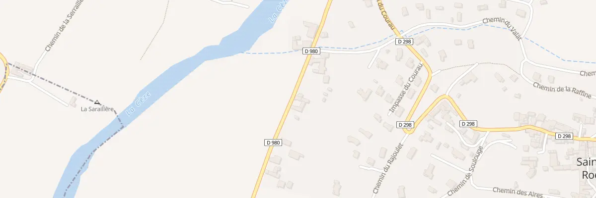 Plan du 5157 Le Courau à Saint-André-de-Roquepertuis