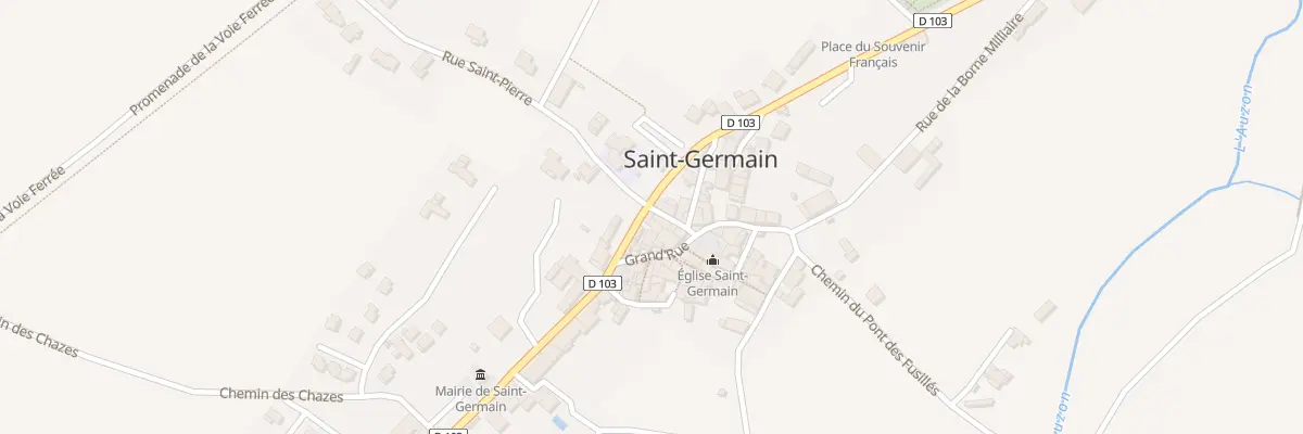 Plan du 5044 Saint Germain à Saint-Germain