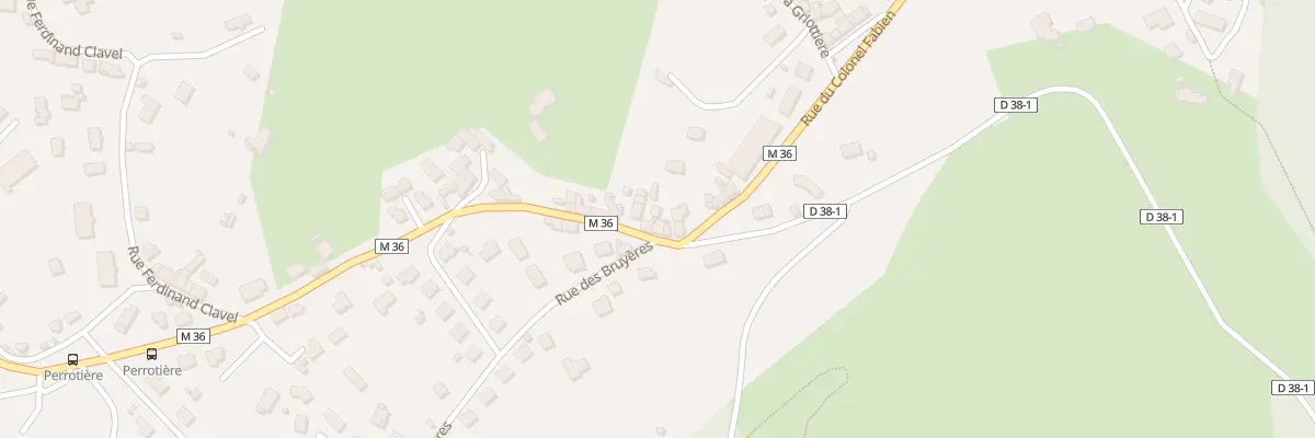 Plan du 87 Rue du Col Fabien à Saint-Étienne