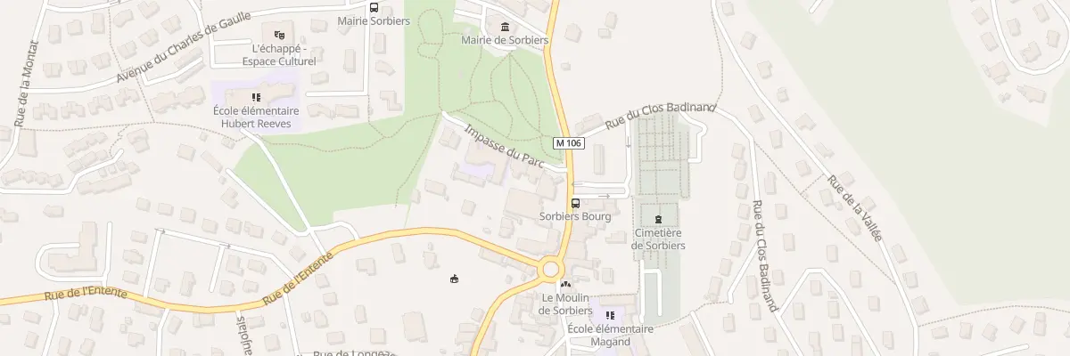 Plan du 1 Imp du Parc à Sorbiers