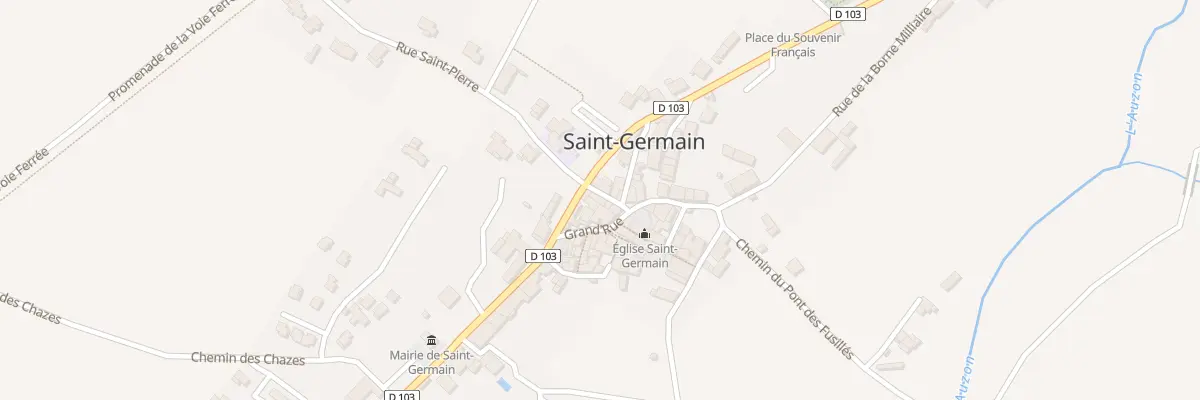 Plan du 5043 Saint Germain à Saint-Germain