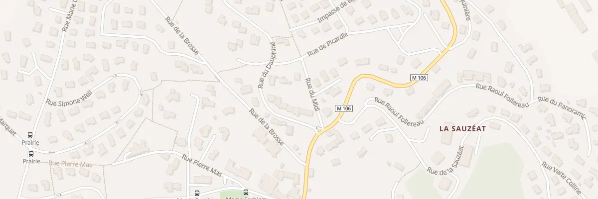 Plan du 4 Rue du Dauphiné à Sorbiers