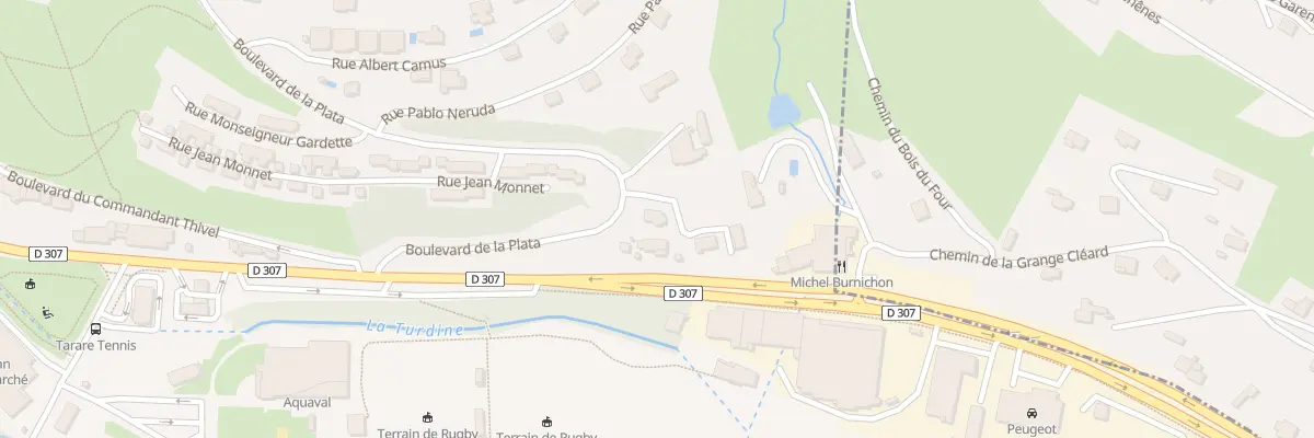 Plan du 104 Bd DE LA PLATA à Tarare