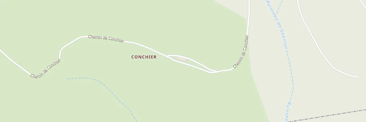 Plan du 2015 Che de Conchier à Saint-Genest-Lachamp