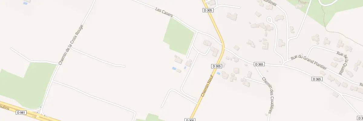 Plan du 5261 Che des Casers à Saint-Maximin