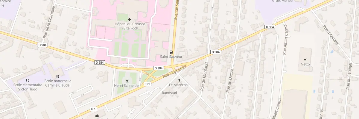 Plan du 177 Rue Maréchal Foch au Creusot