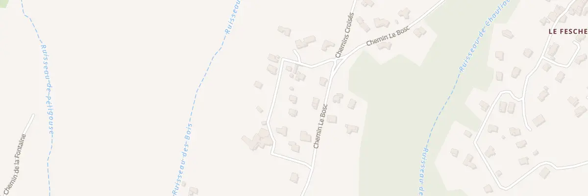 Plan du 5517 Le Bosc à Vesseaux