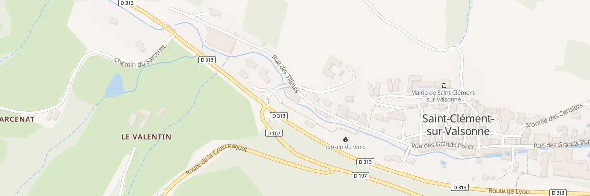 Plan du 5 Imp des Tilleuls à Saint-Clément-sur-Valsonne