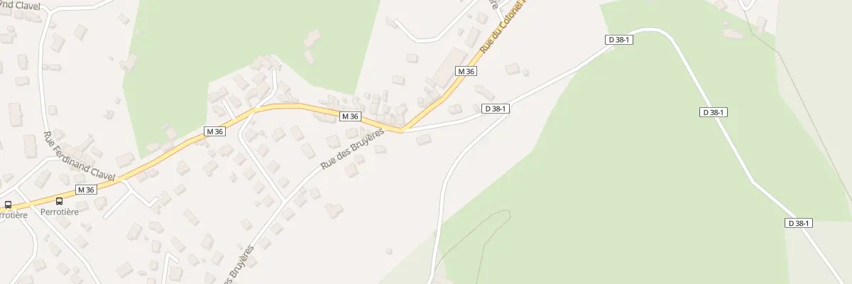 Plan du 62B Rue du Col Fabien à Saint-Étienne