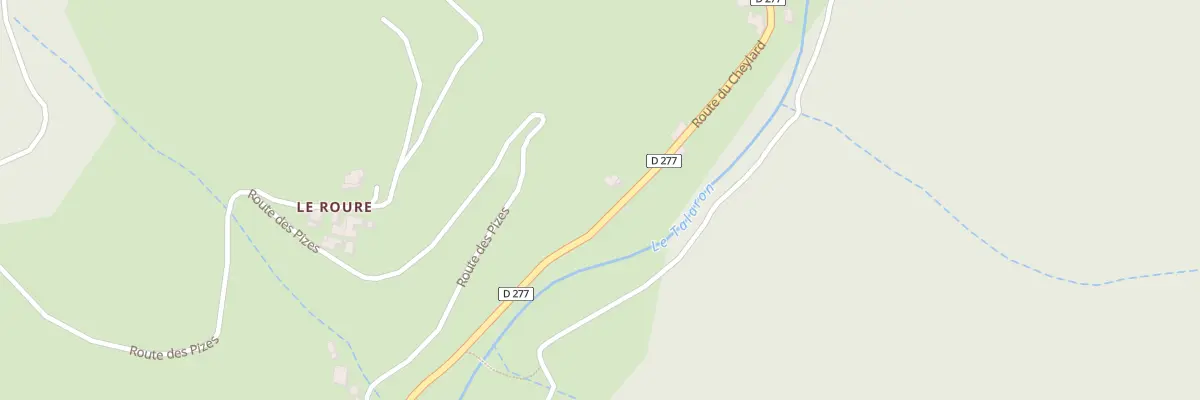 Plan du 5155 Le Roure et La Fauritte à Saint-Christol