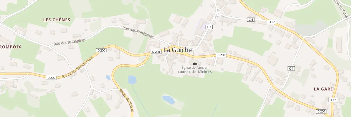 Plan du 24 Rue du 19 Mars 1962 à La Guiche