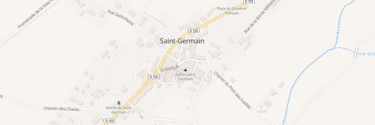 Plan du 10 Rue de la Croix à Saint-Germain
