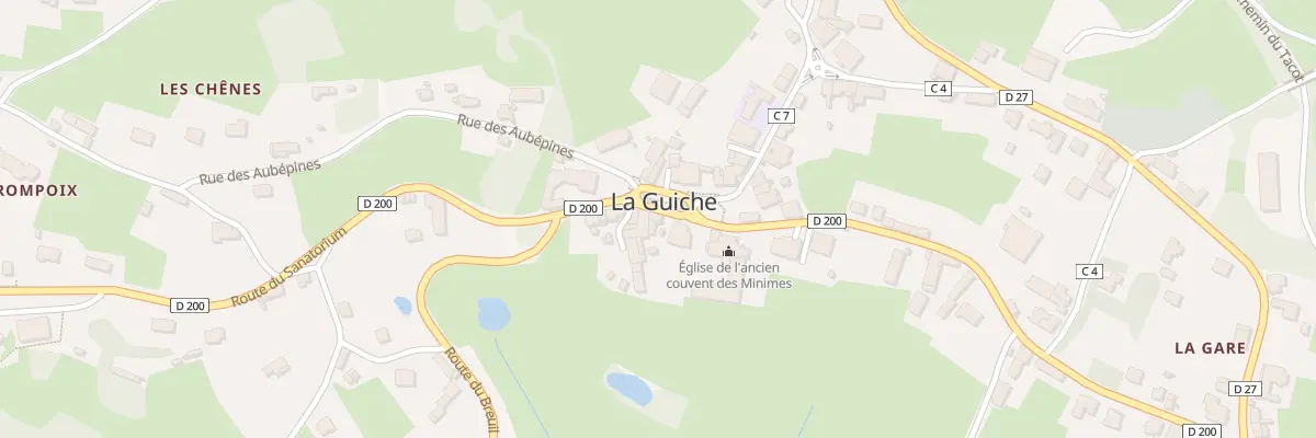 Plan du 20 Rue du 19 Mars 1962 à La Guiche