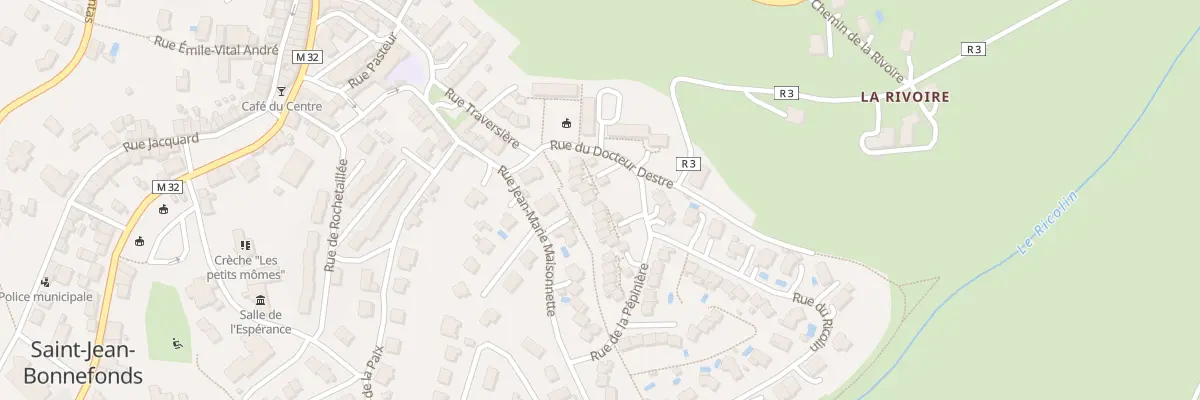Plan du 14 Rue de la Pépinière à Saint-Jean-Bonnefonds