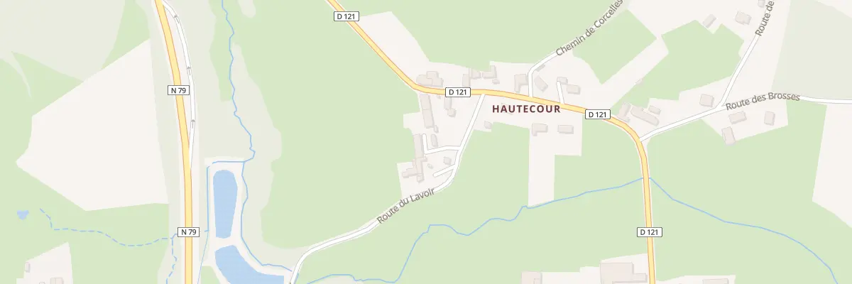 Plan du 741 Rte du Lavoir à Verosvres