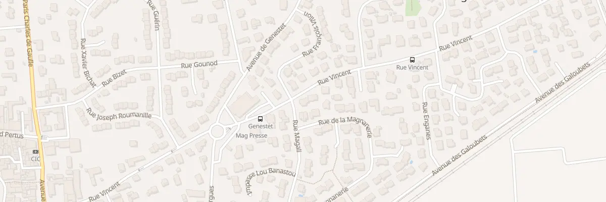 Plan du 22 Rue Vincent à Marguerittes