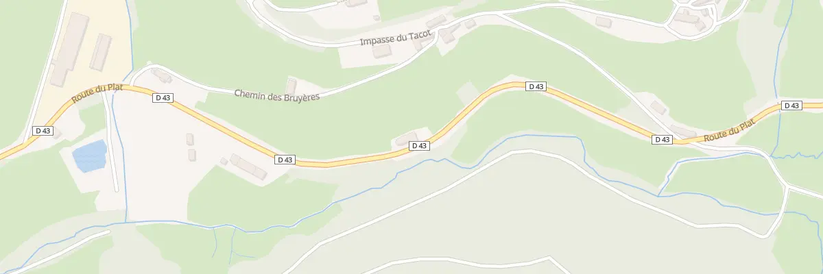 Plan du 645 Rte du Plat à Saint-Igny-de-Vers