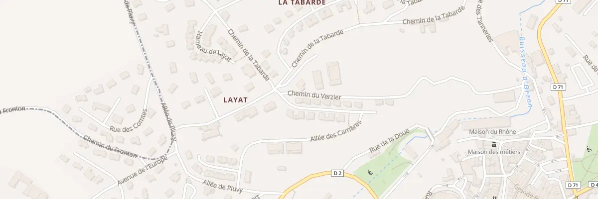 Plan du 414 All des Carrières à Saint-Symphorien-sur-Coise
