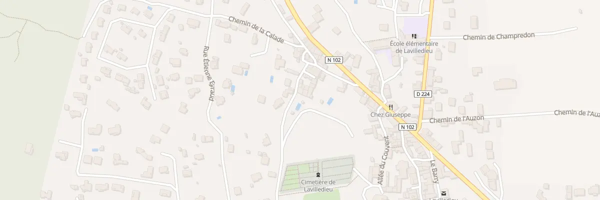 Plan du 55 Che de la Condamine à Lavilledieu